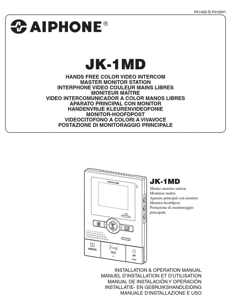 Aiphone JK-1MD Manuel utilisateur Aiphone JK-1MD Manuel utilisateur