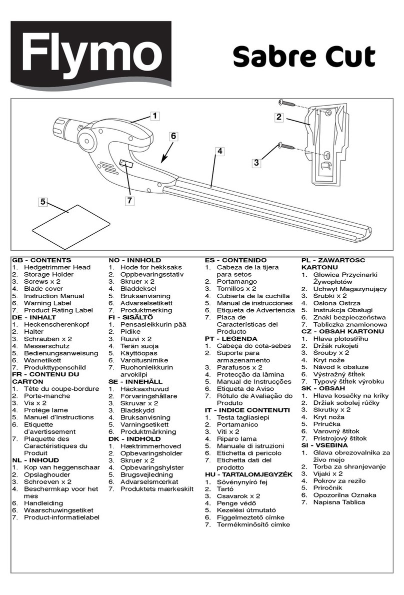 Flymo Sabre Cut Manuel utilisateur