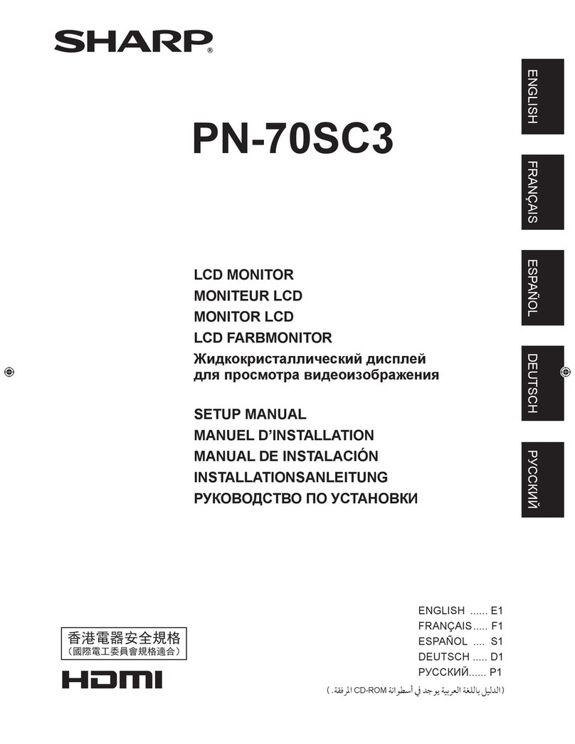 Sharp PN-70SC3 Guide de l'utilisateur