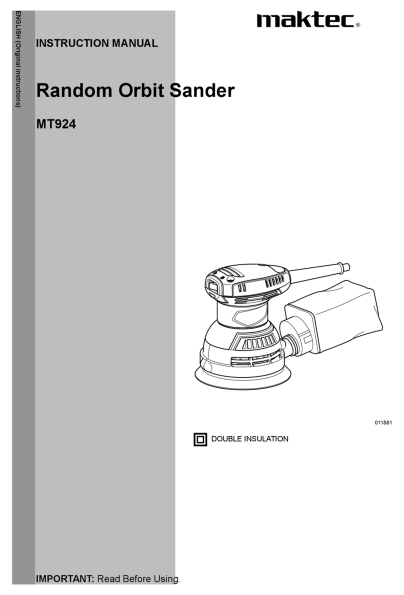 Maktec MT924 Manuel utilisateur