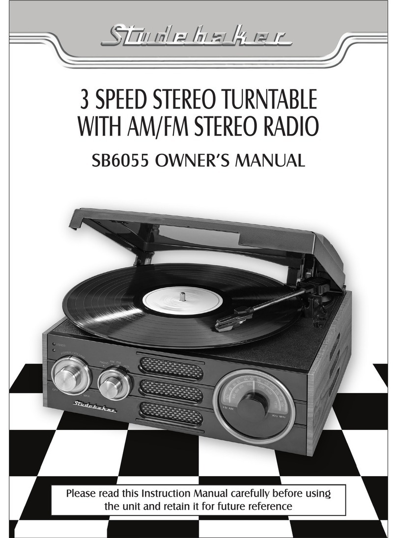 Studebaker SB6055 Manuel utilisateur