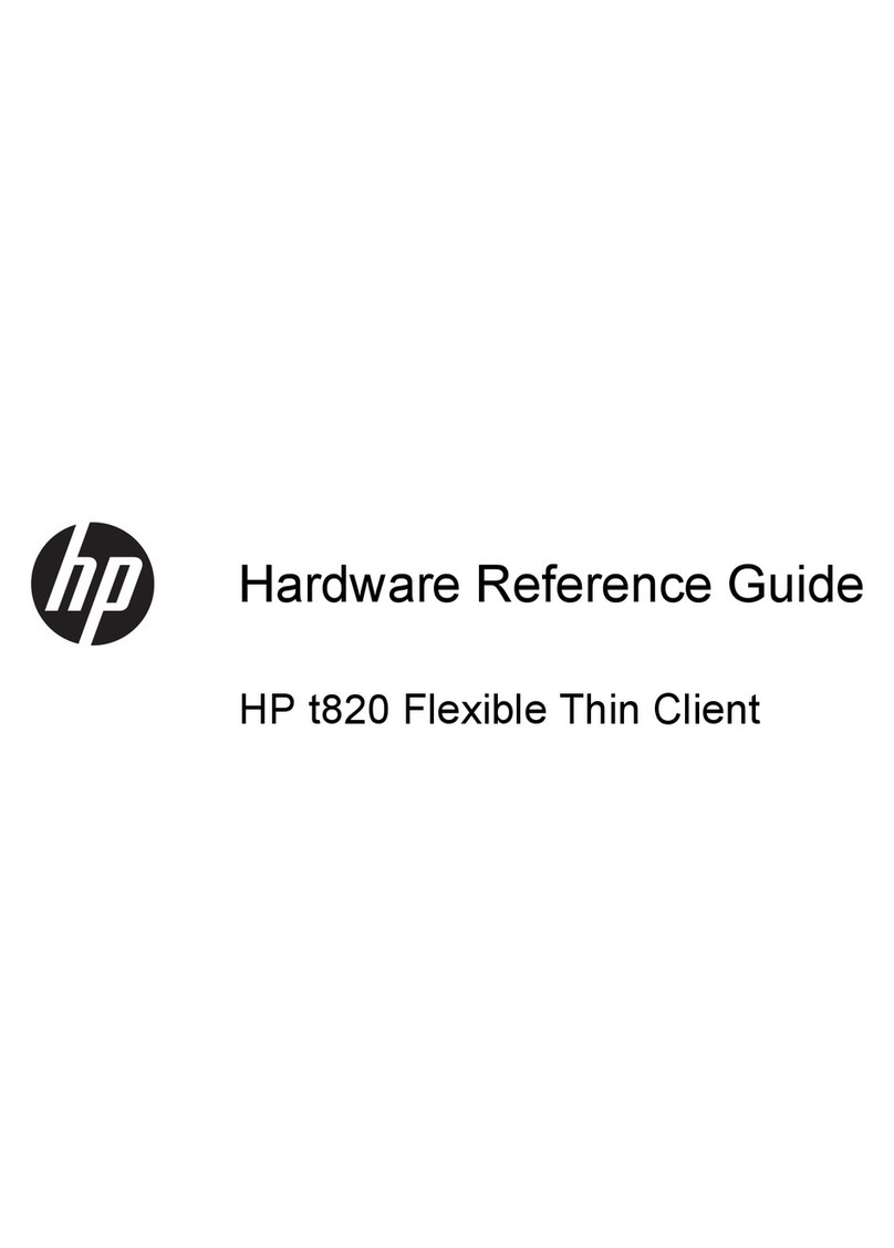 HP t820 Manuel utilisateur