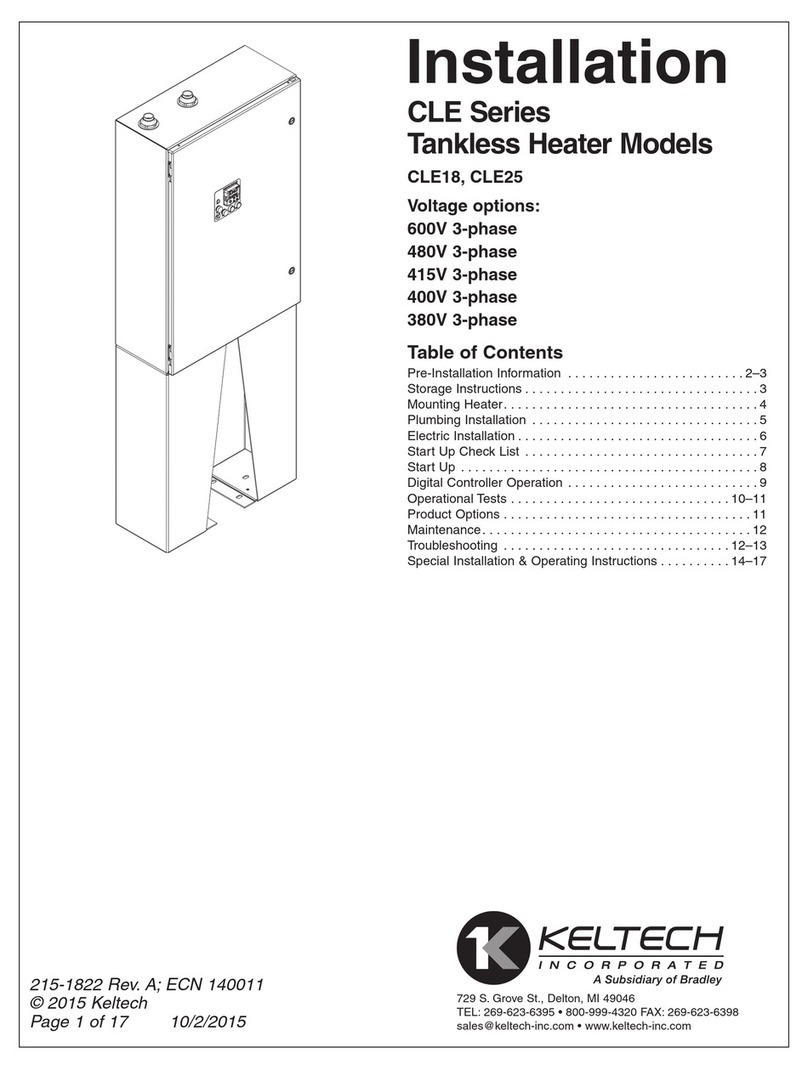 Keltech CLE18 Manuel utilisateur