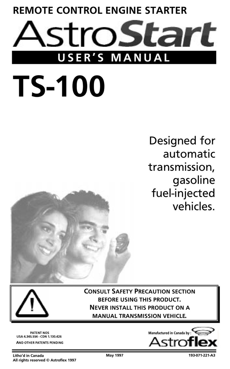 AstroStart TS-100 Manuel utilisateur