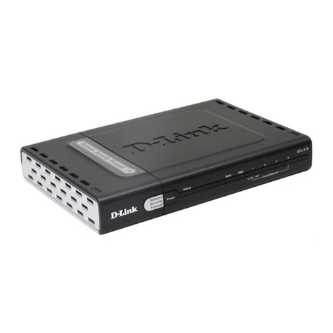D-Link DFL-210 - NetDefend - Security Appliance Manuel utilisateur