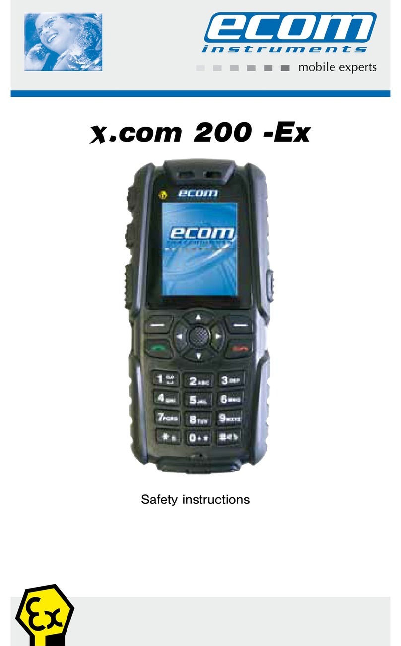 Ecom X.COM 200 -EX Instructions d'installation