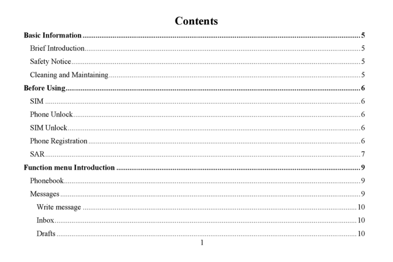 Onida G185 Manuel utilisateur
