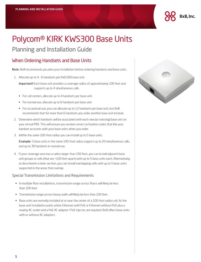 Polycom KIRK KWS300 Manuel technique