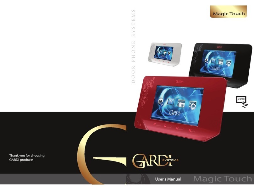 Gardi Systems Magic Touch Manuel utilisateur