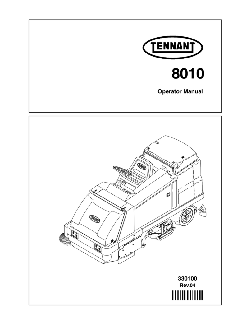 Tennant 8010 Manuel utilisateur