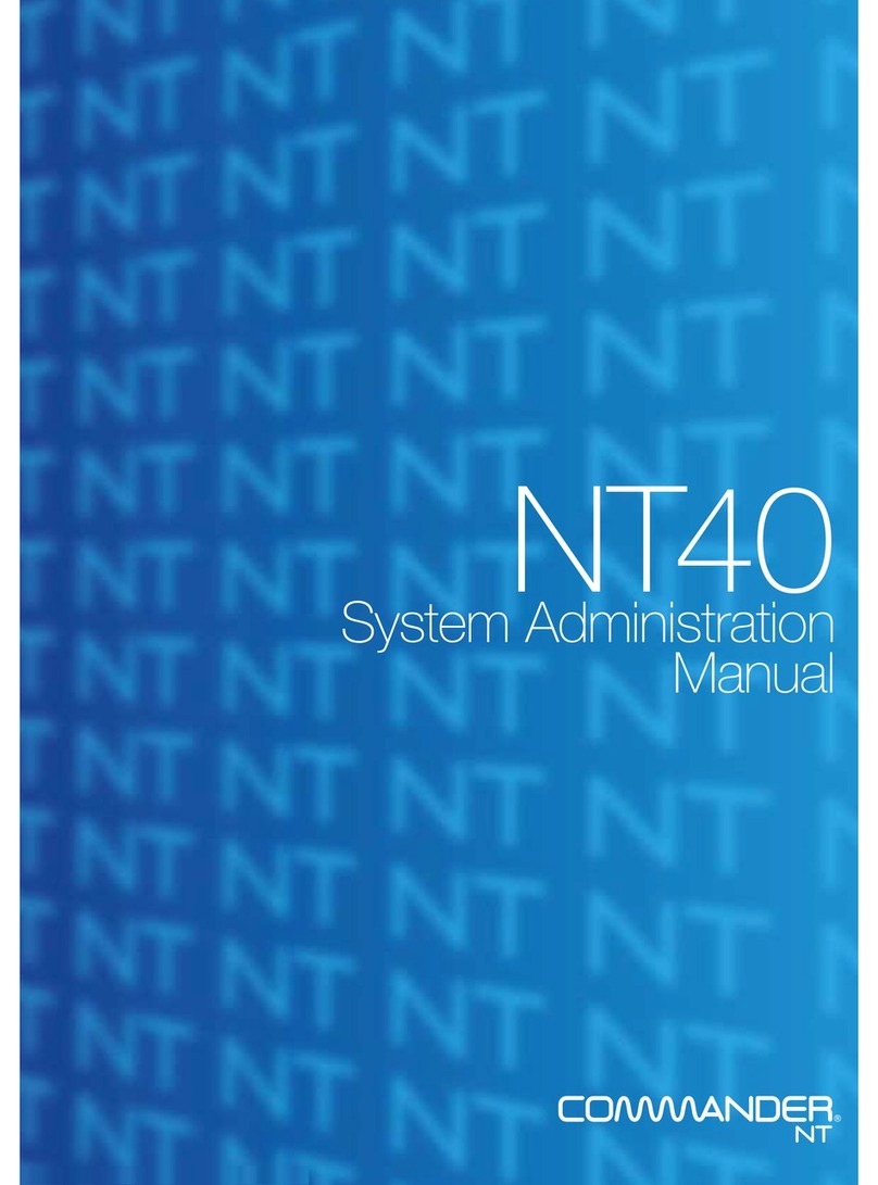 Commander NT40 Mode d’emploi