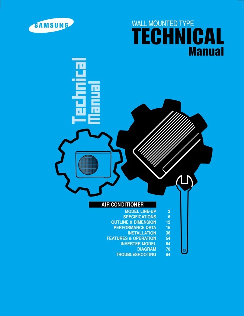 Samsung WALL MOUNTED TYPE Manuel utilisateur