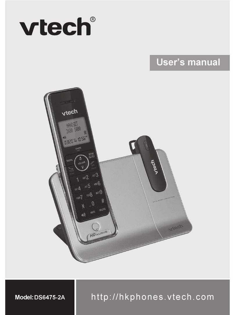 V-tech DS6475-2A Manuel utilisateur