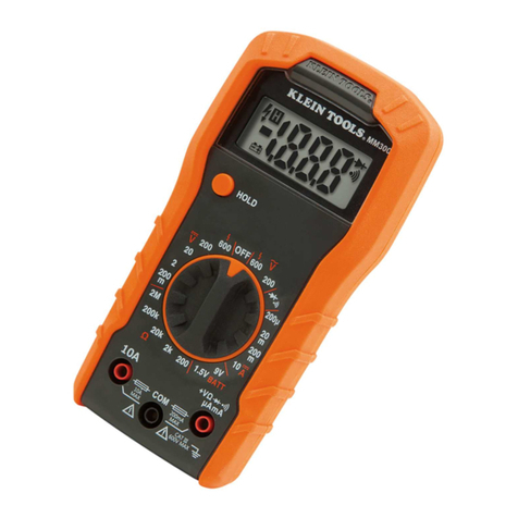 Klein Tools MM300 Manuel utilisateur