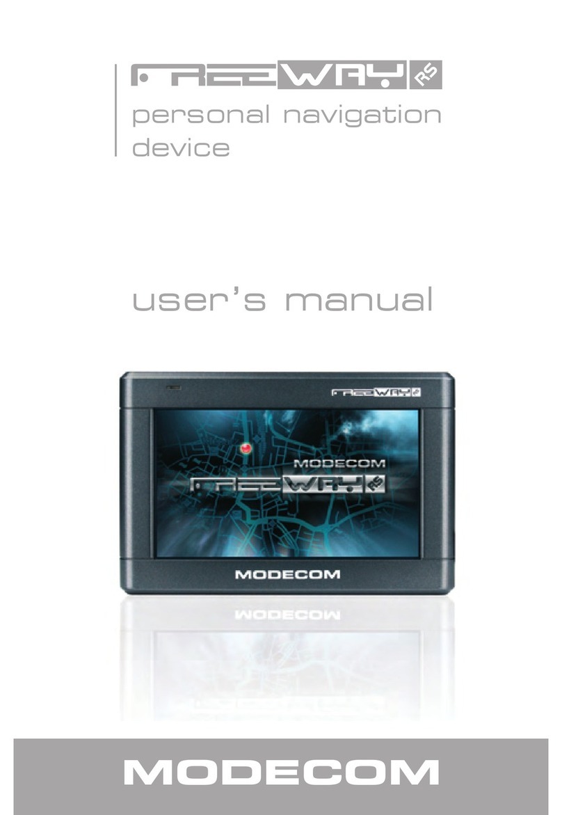 Modecom FreeWay RS Manuel utilisateur