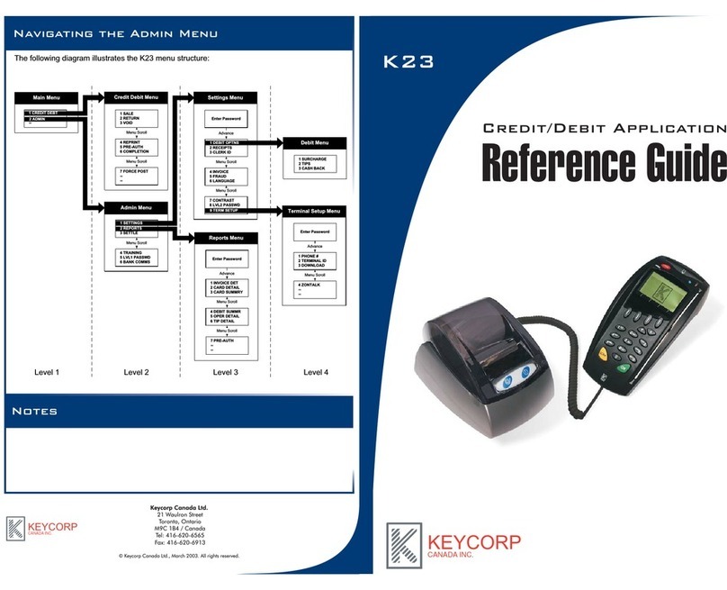 KEYCORP K23 Manuel utilisateur