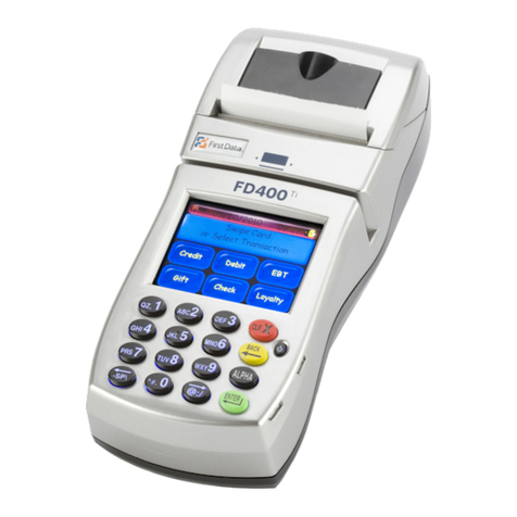 First Data FD400 Manuel utilisateur
