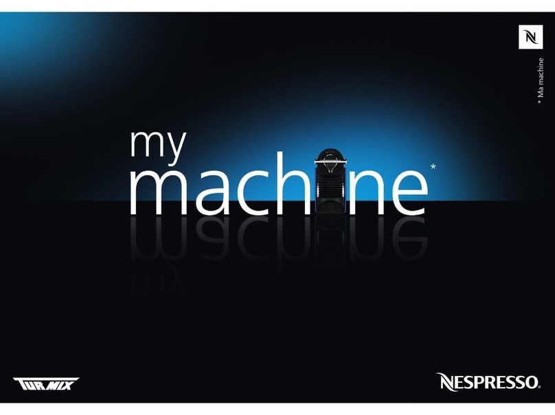 Nespresso TX 160 PIXIE Manuel utilisateur
