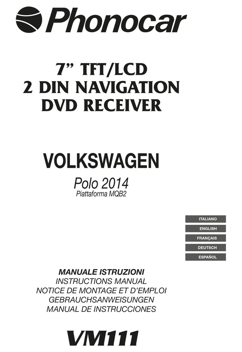 Phonocar VM111 Manuel utilisateur