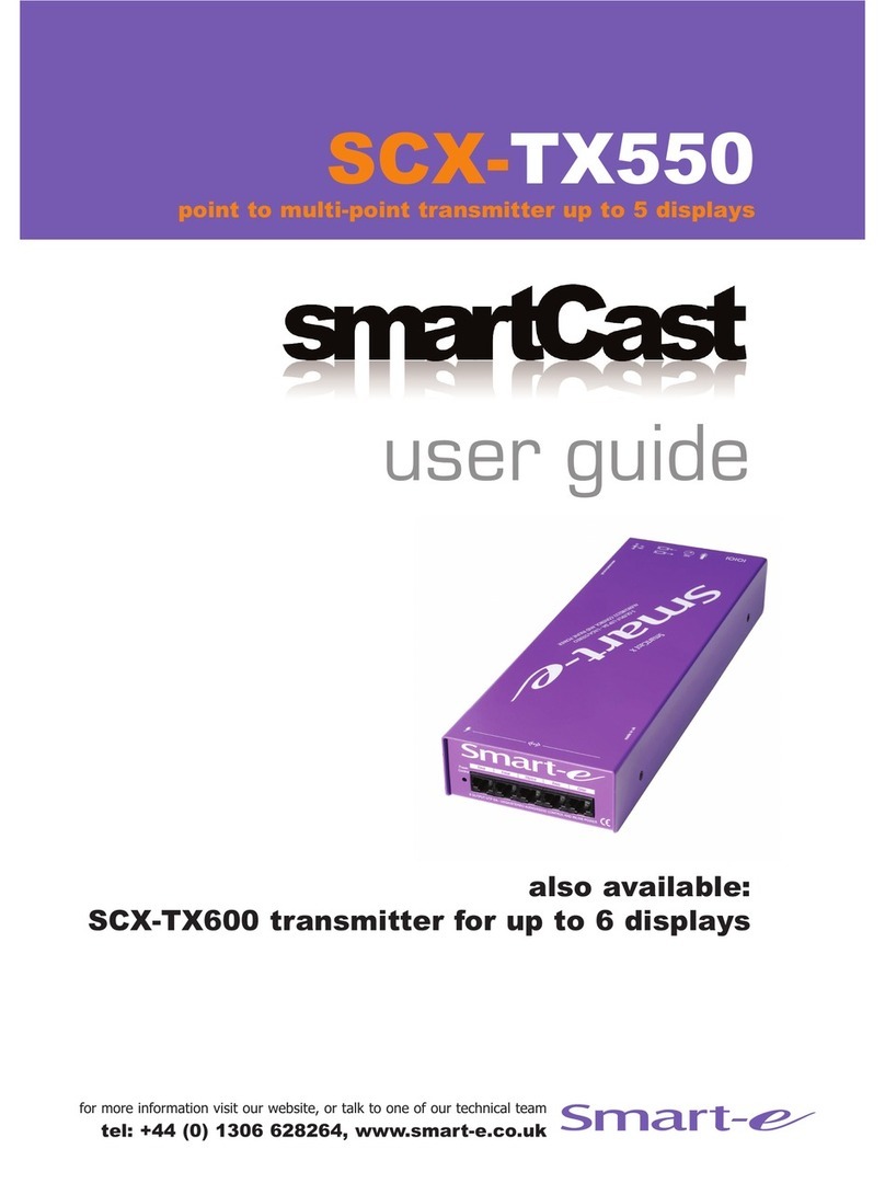 Smarte SCX-TX550 Manuel utilisateur