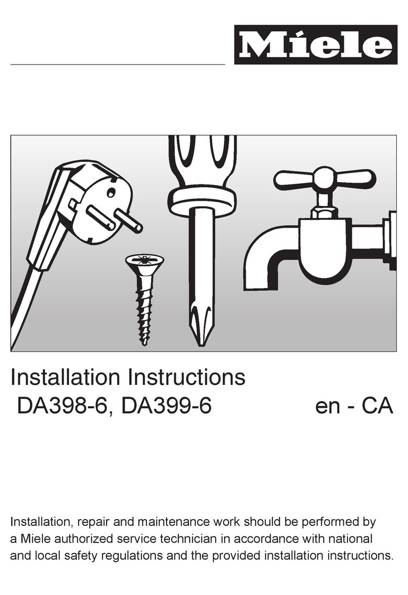 Miele DA398-6 Manuel utilisateur