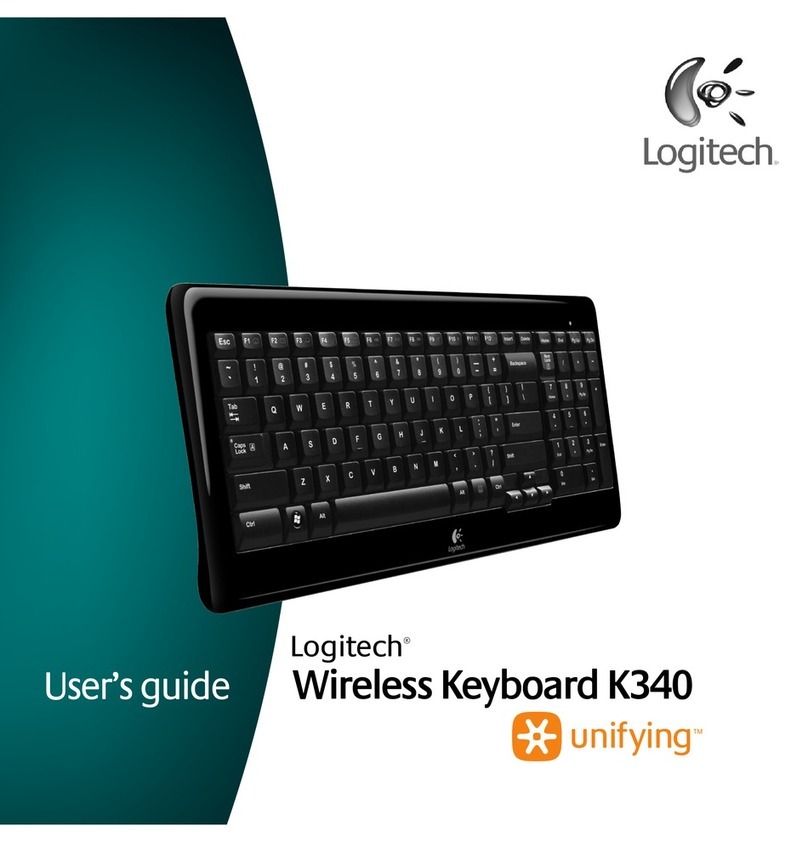 Logitech K340 - Wireless Keyboard Manuel utilisateur