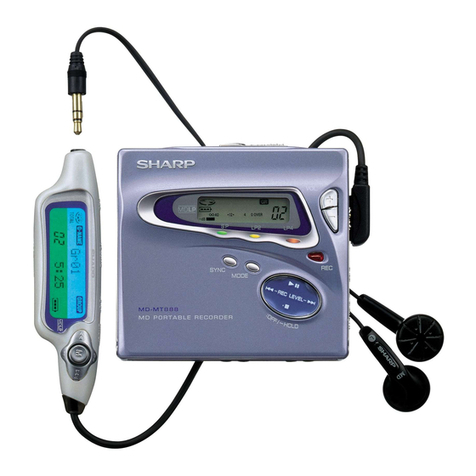 Sharp MD-MT770 Manuel utilisateur