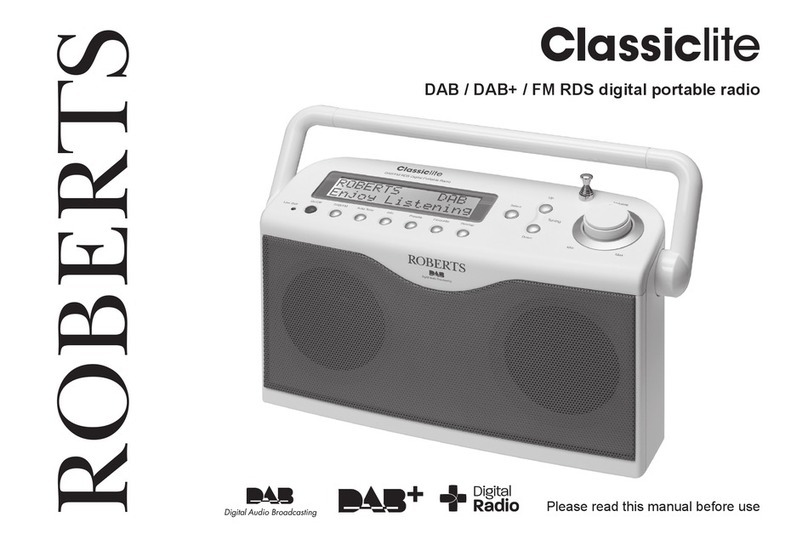 Roberts ClassicLite Manuel utilisateur