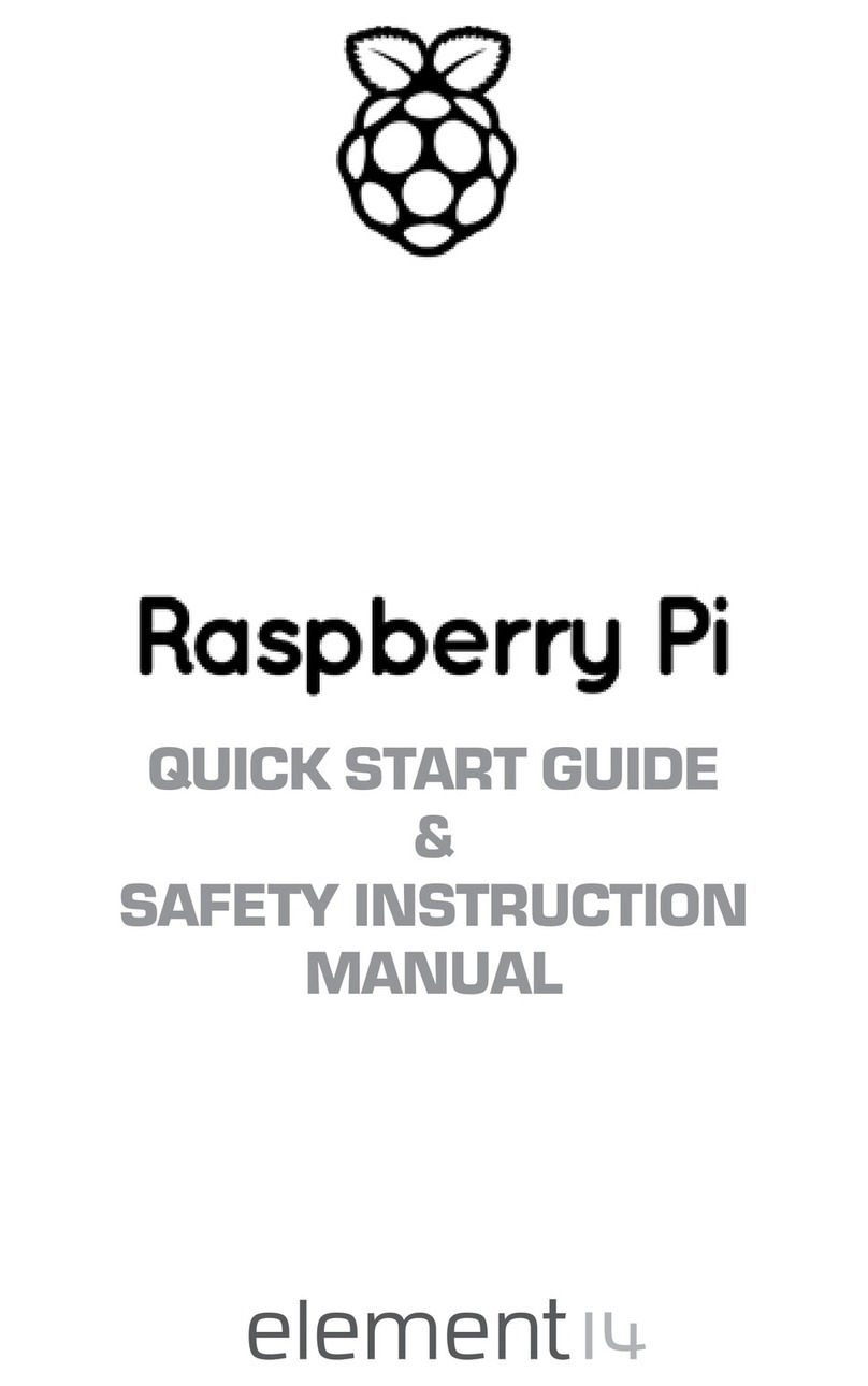 Element14 Raspberry Pi Manuel utilisateur Element14 Raspberry Pi Manuel utilisateur
