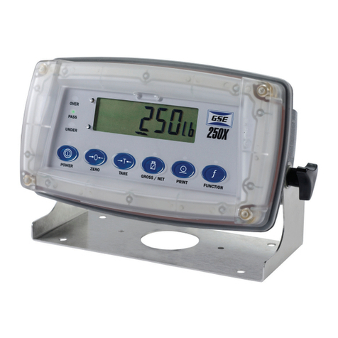 GSE 250 Manuel utilisateur