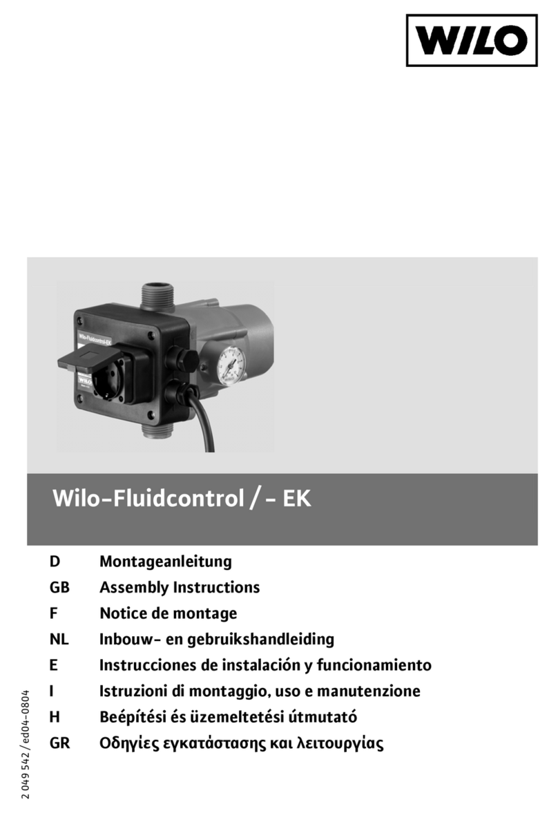 Wilo fluidcontrol ek Manuel utilisateur