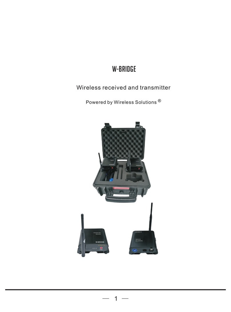 Wireless Solutions W-Bridge Manuel utilisateur