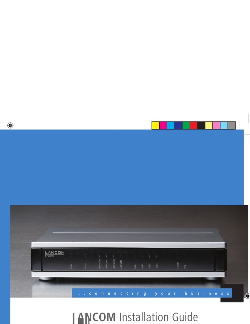 Lancom 800+ Manuel utilisateur