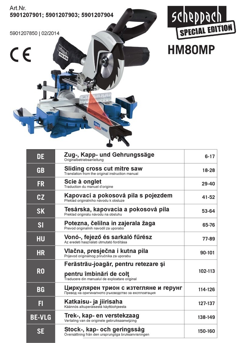 Scheppach HM80MP Instructions de montage