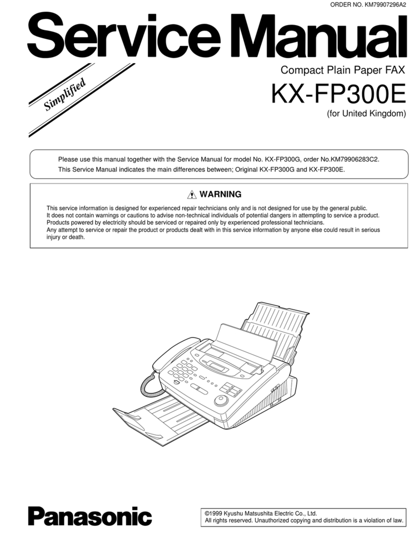 Panasonic KX-FP300E Manuel utilisateur