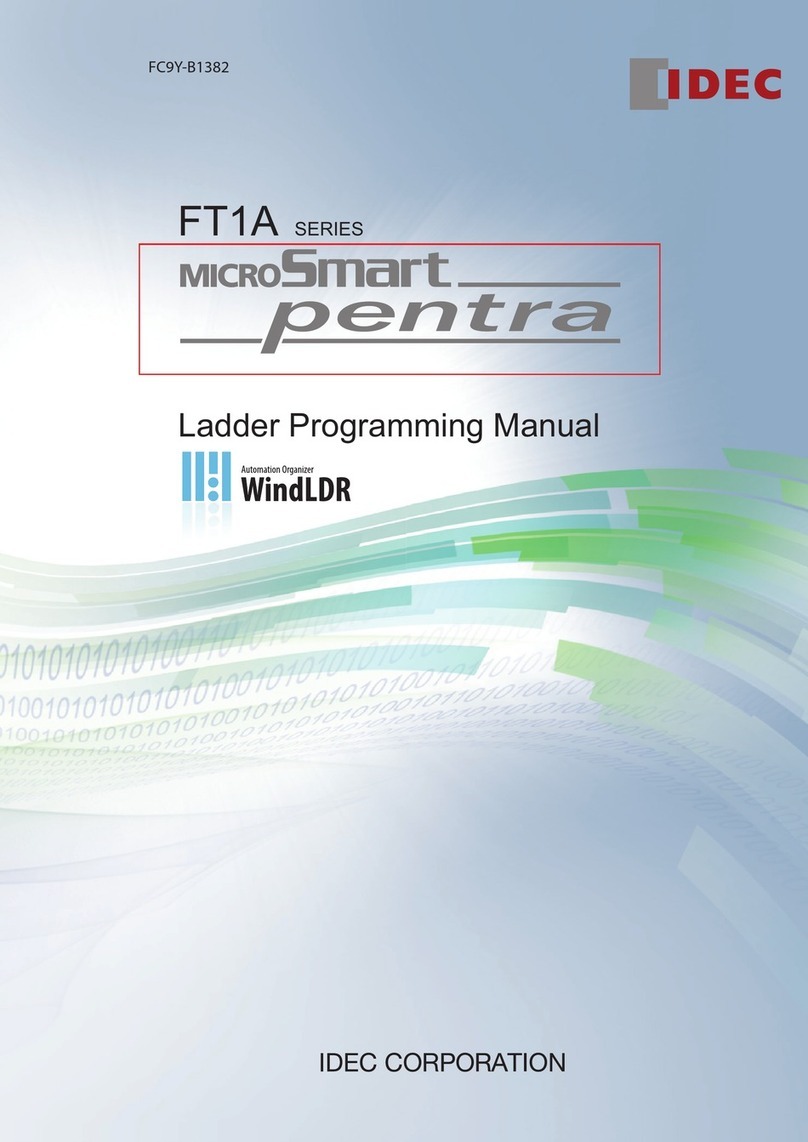 IDEC microsmart pentra Manuel du propriétaire