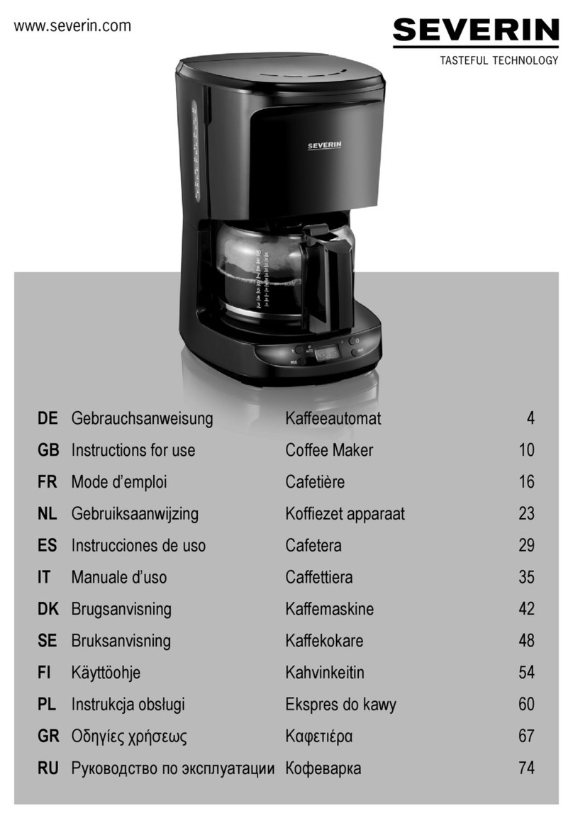 SEVERIN KA4182 Manuel utilisateur SEVERIN KA4182 Manuel utilisateur