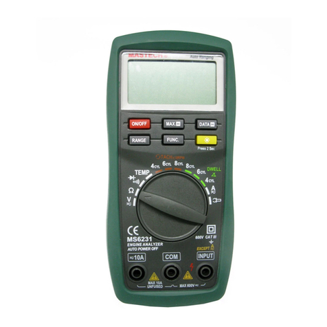 Mastech ms6231 Manuel utilisateur