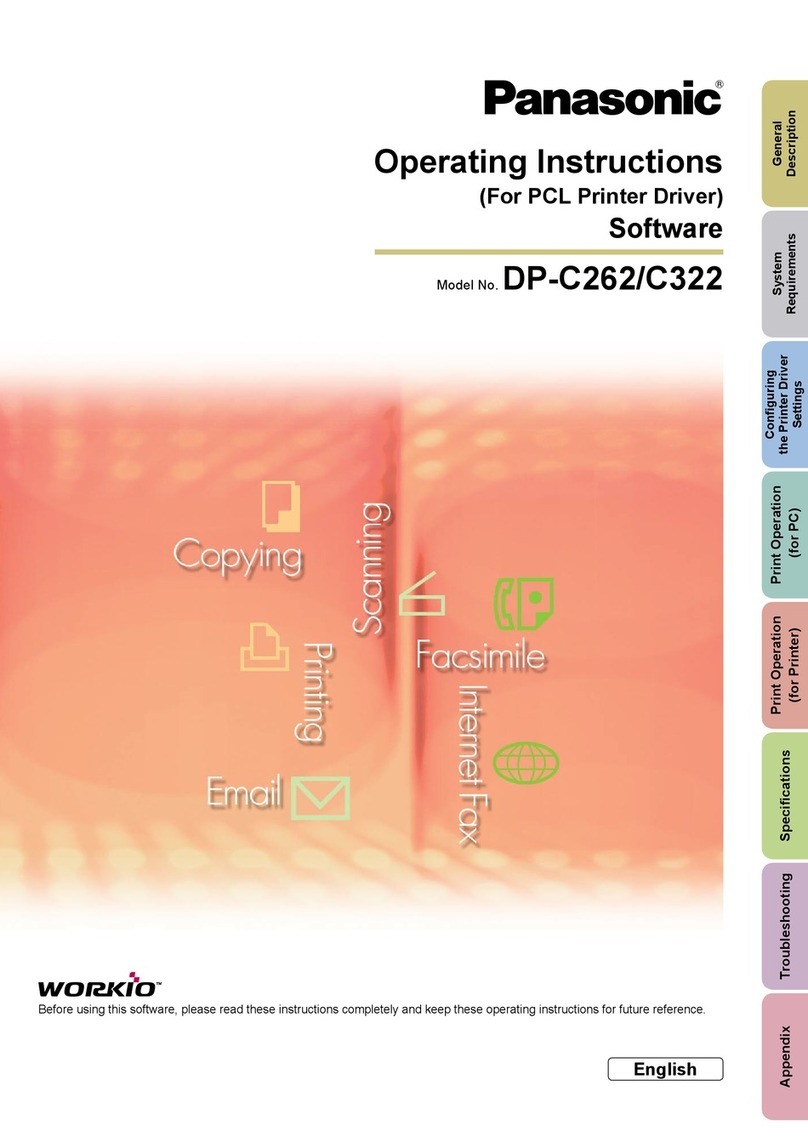 Panasonic Workio DP-C262 Manuel utilisateur