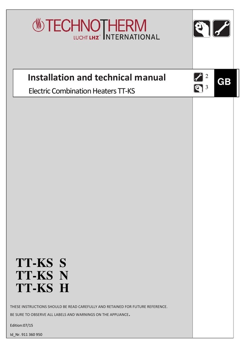 Technotherm TT-KS S Manuel utilisateur