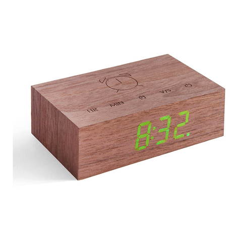 GINGKO Music click clock Manuel utilisateur
