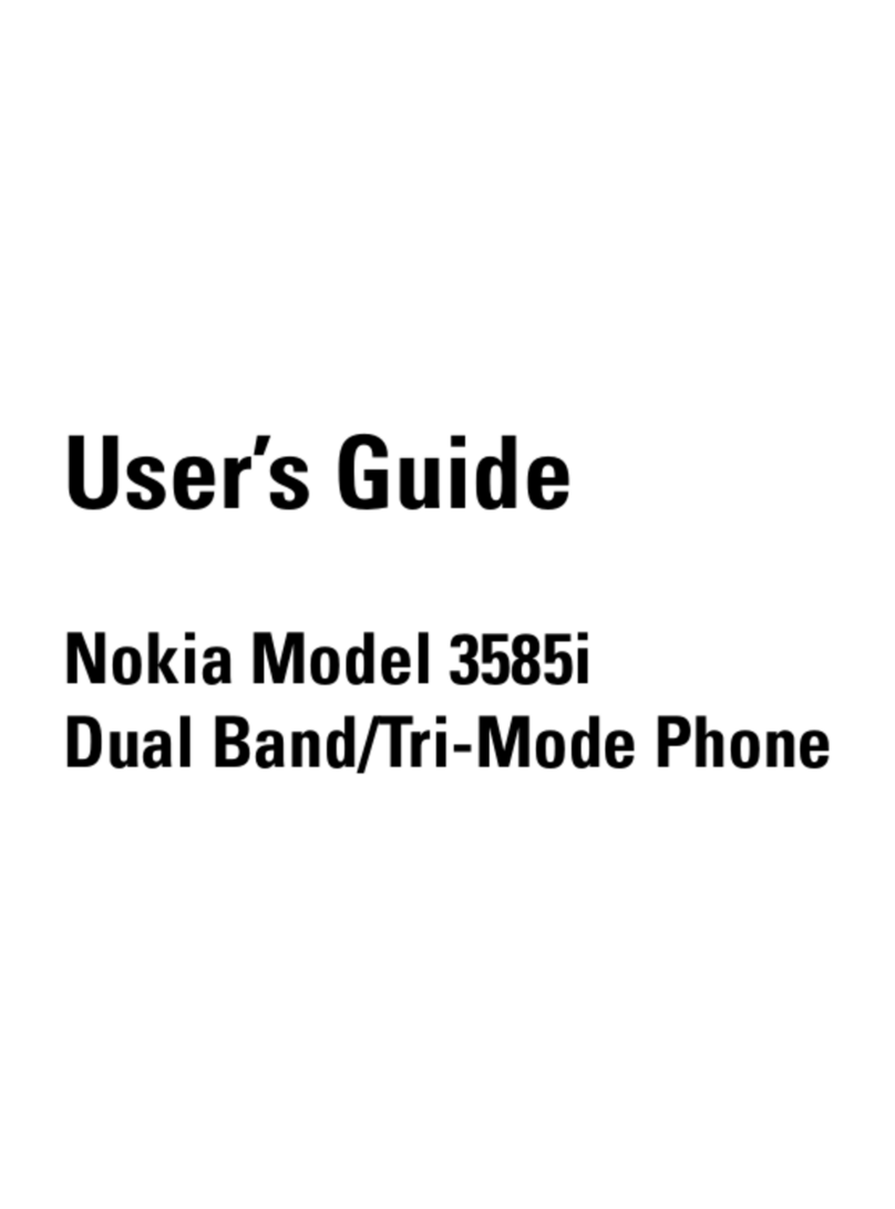 Nokia 3585i Manuel utilisateur