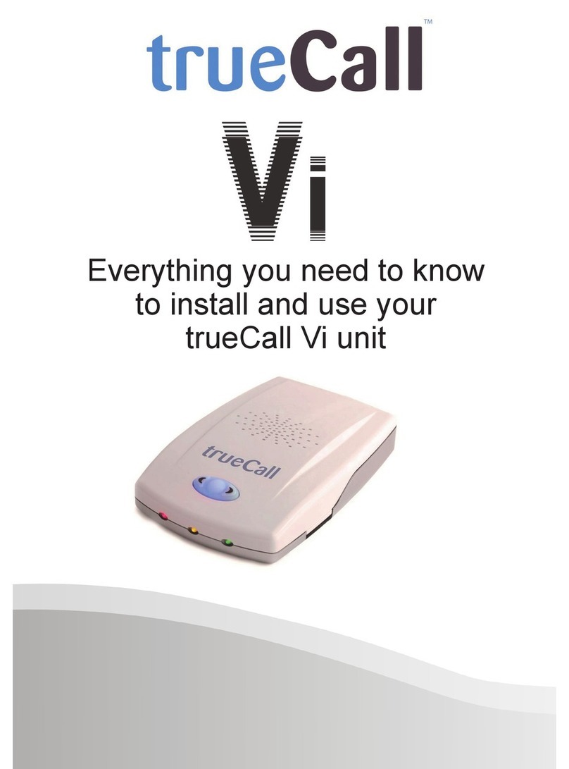 trueCall Vi Manuel utilisateur