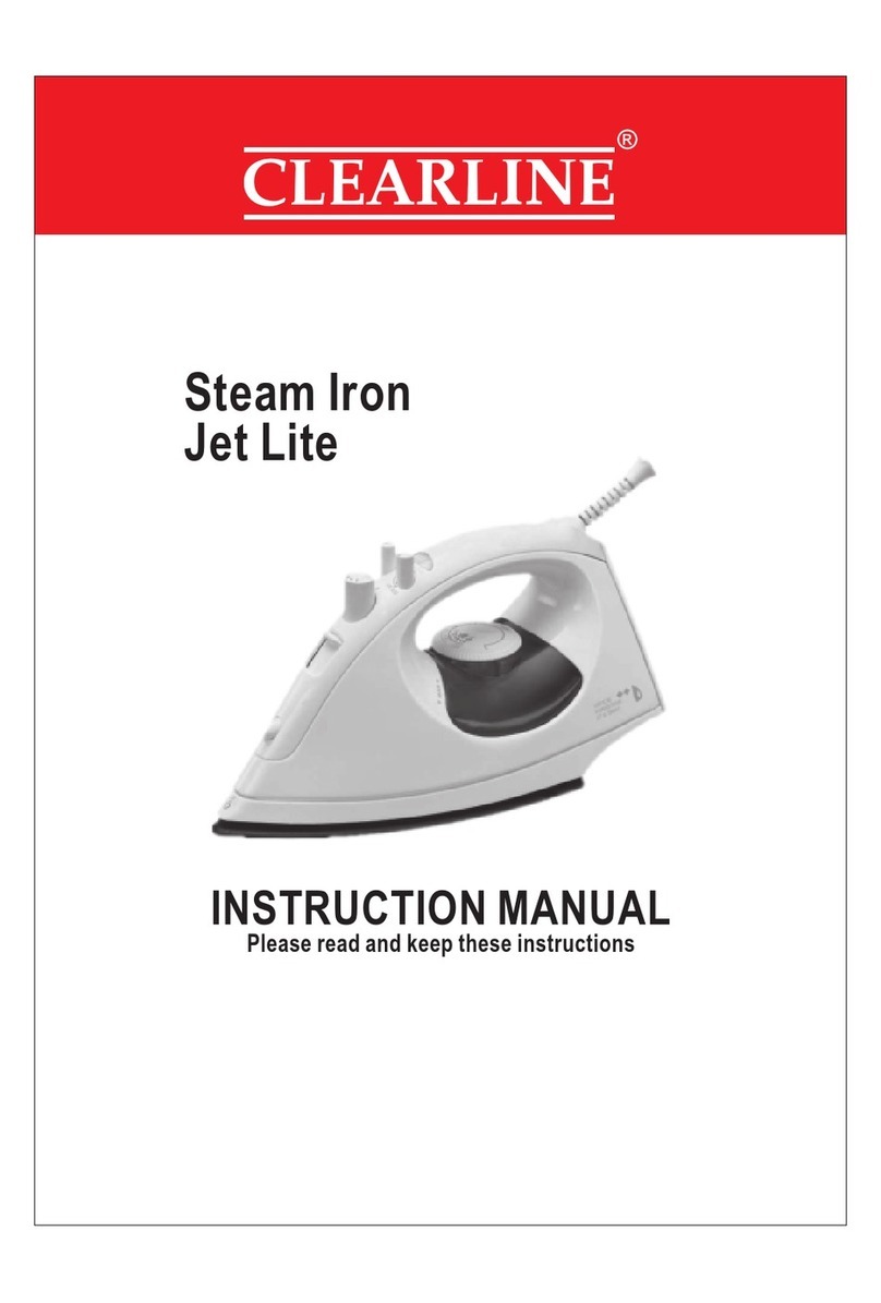 Clearline Jet Lite Manuel utilisateur