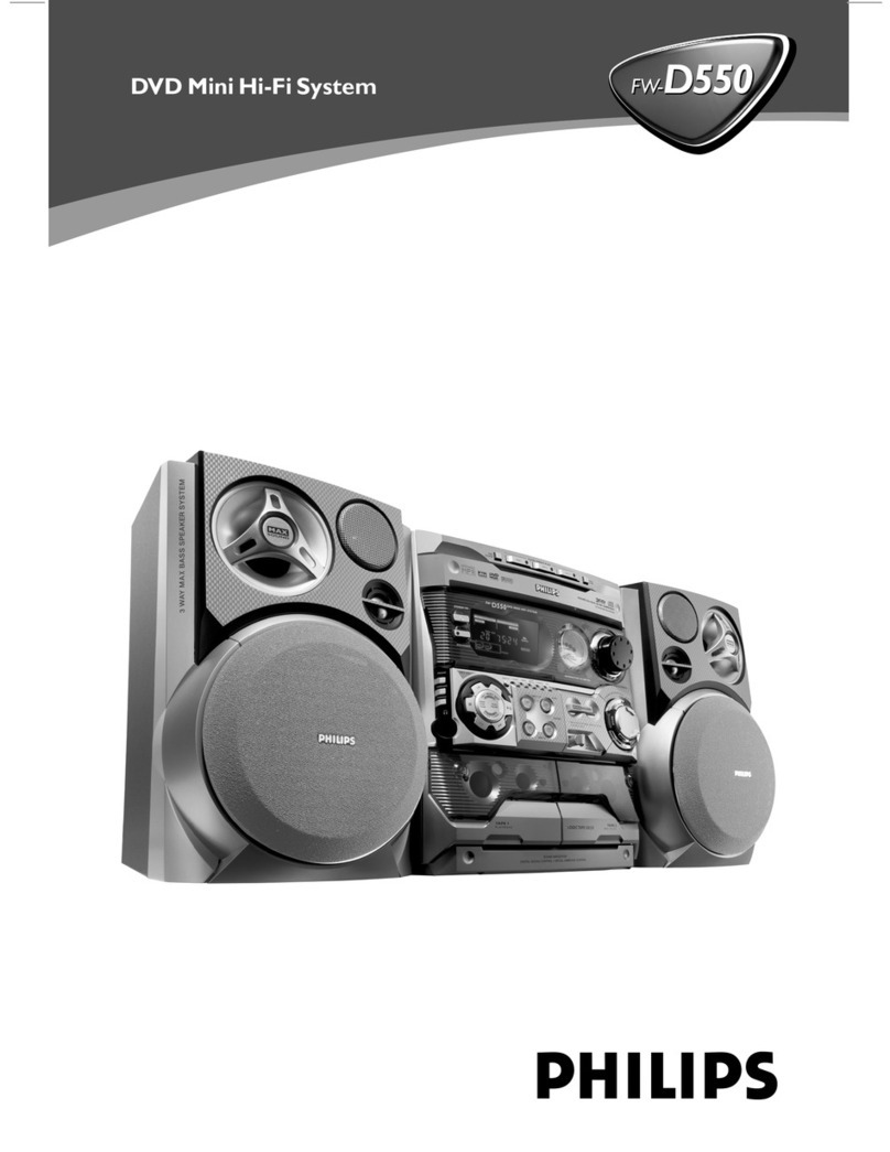 Philips FW-D550 Manuel utilisateur