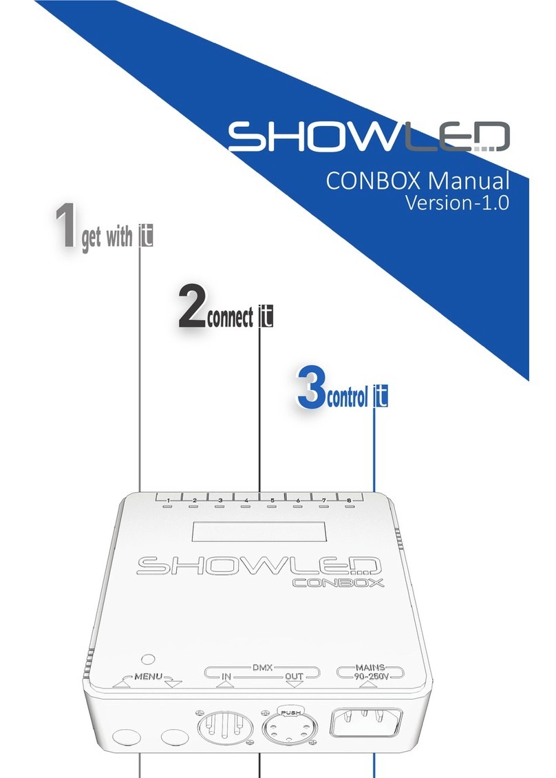 ShowLed CONBOX Manuel utilisateur