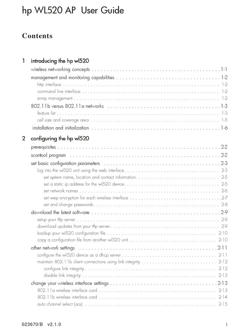 HP WL520 Manuel utilisateur