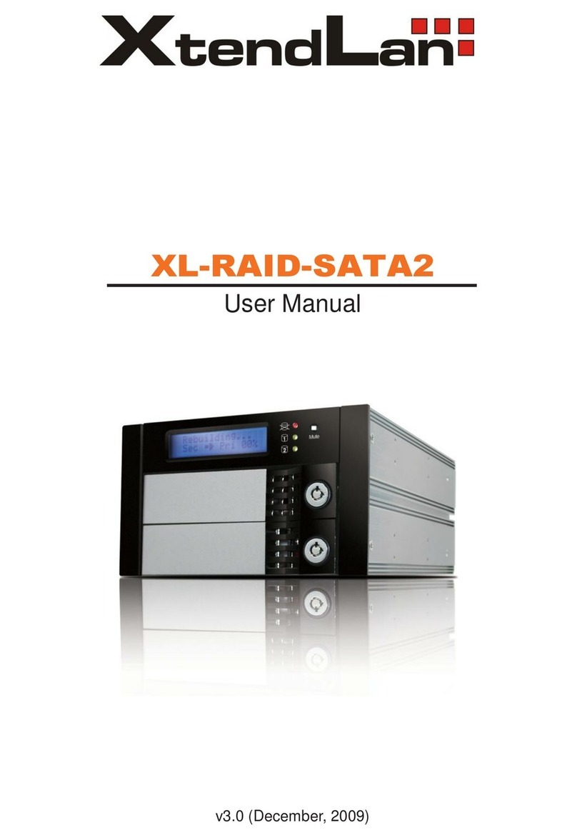 XtendLan XL-RAID-SATA2 Manuel utilisateur