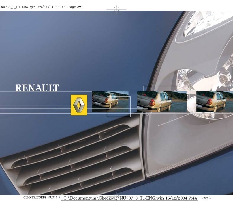 Renault Clio 2004 Manuel utilisateur Renault Clio 2004 Manuel utilisateur