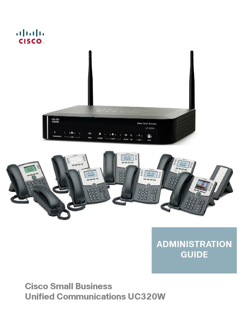 Cisco UNIFIED COMMUNICATIONS UC320W Mode d’emploi